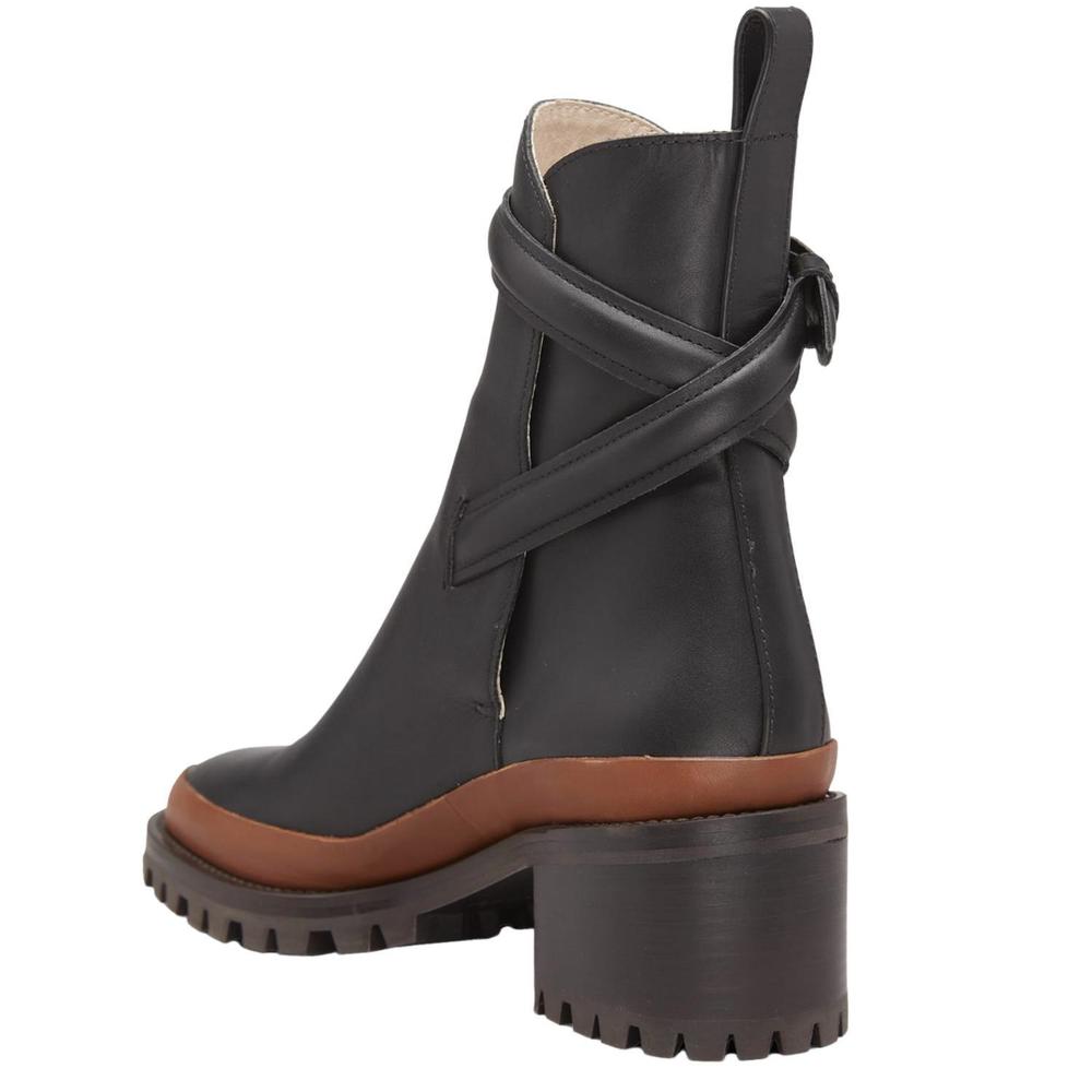 NEW ULLA JOHNSON lennox buckle ankle boot in noir - Picture 2 of 4